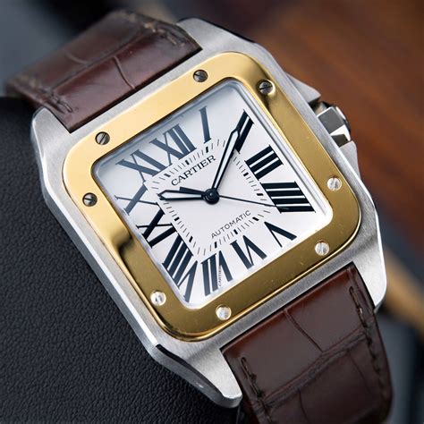 cartier br3ss|cartier santos 100 watch.